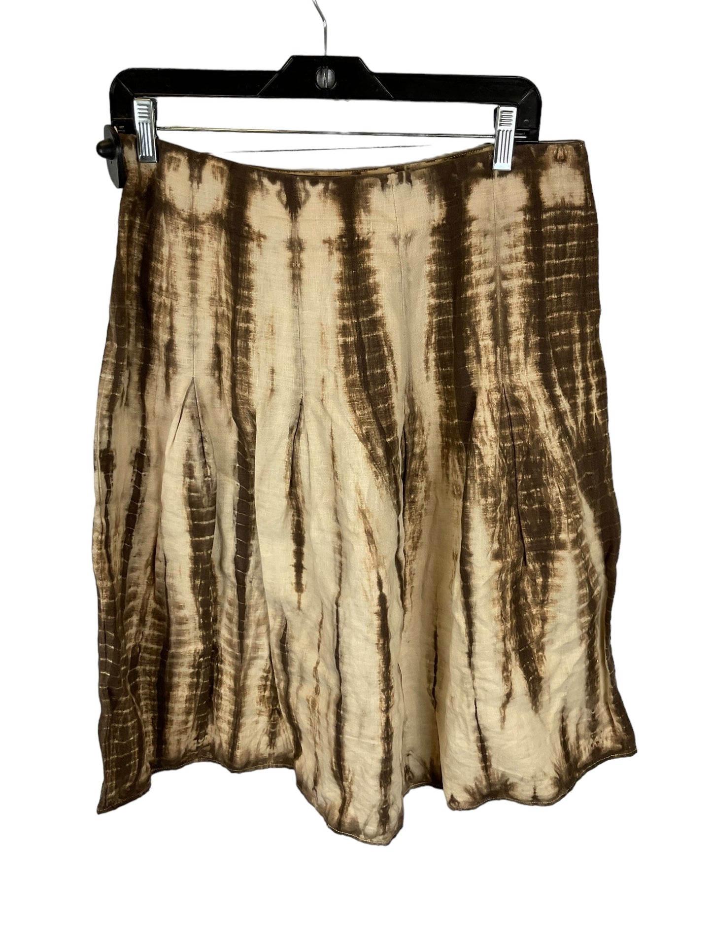 Brown Skirt Designer Michael By Michael Kors, Size 8