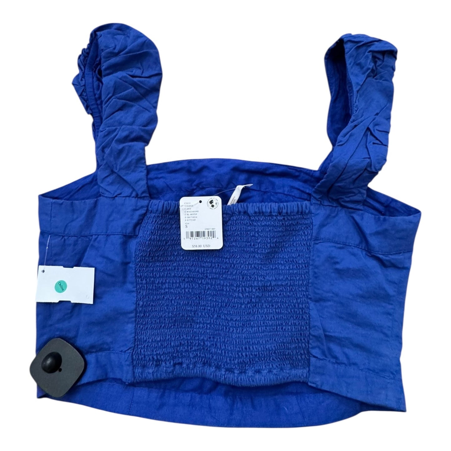 Top Sleeveless By Free People In Blue, Size:S