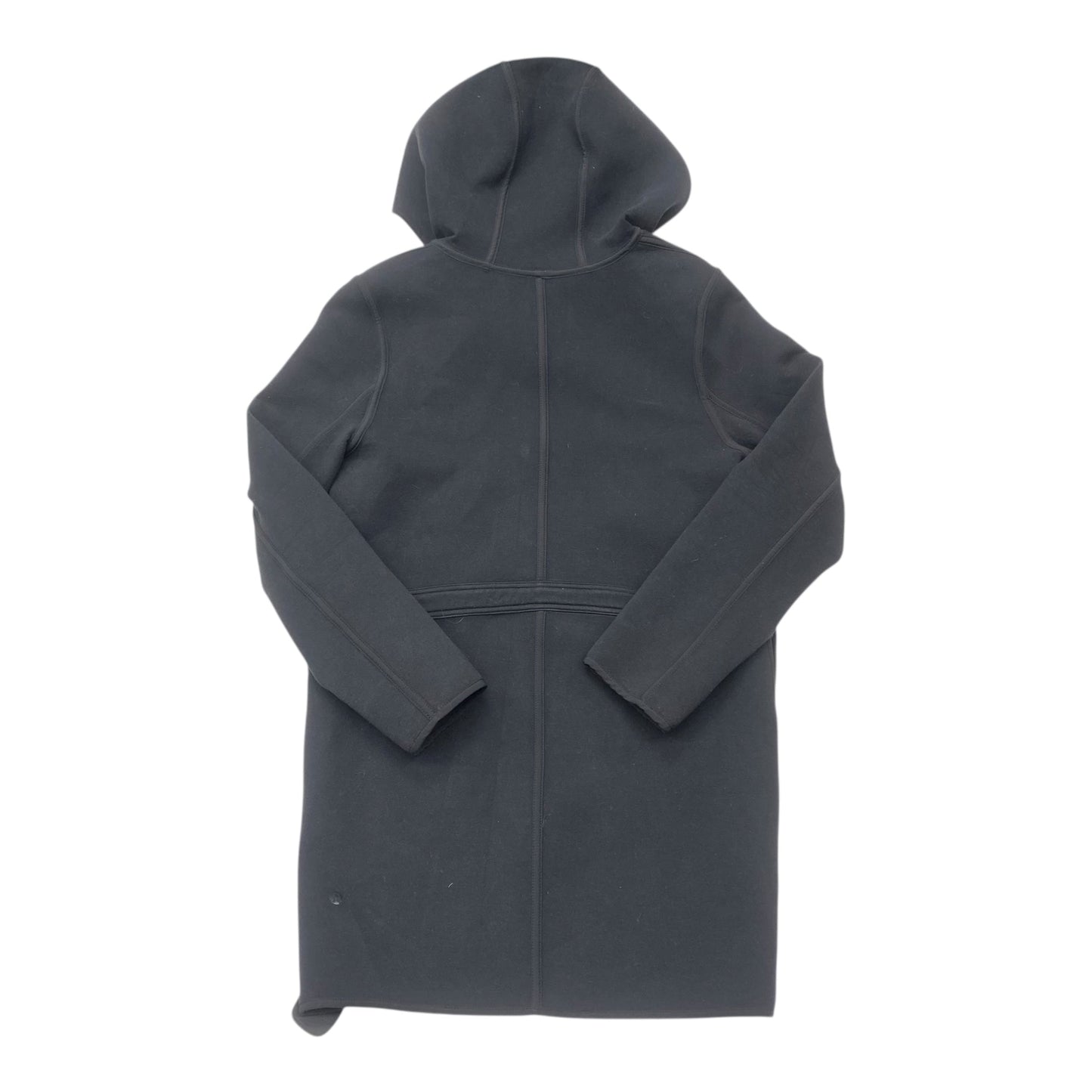 Athletic Jacket By Lululemon In Black & Grey