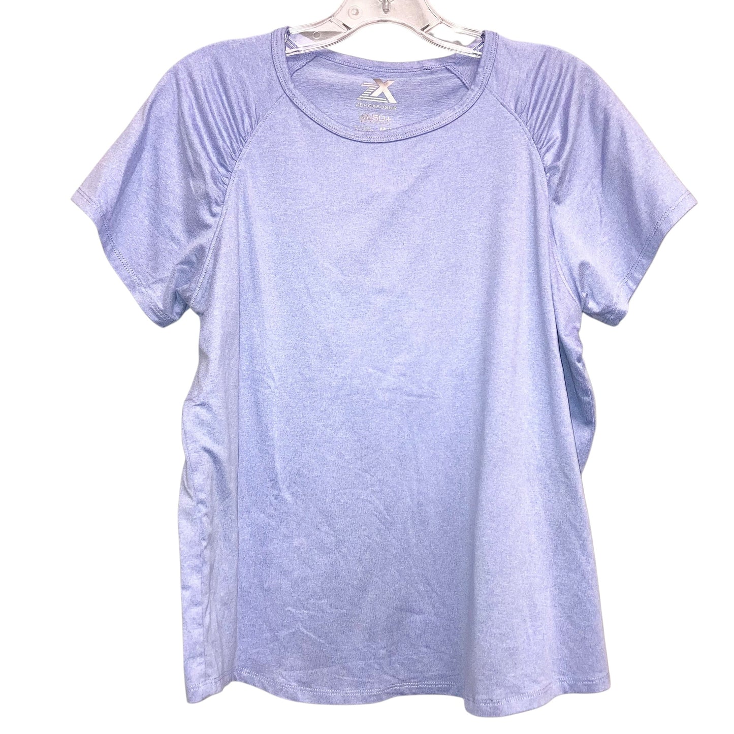 Athletic Top Ss By Zero Xposure In Purple, Size:M