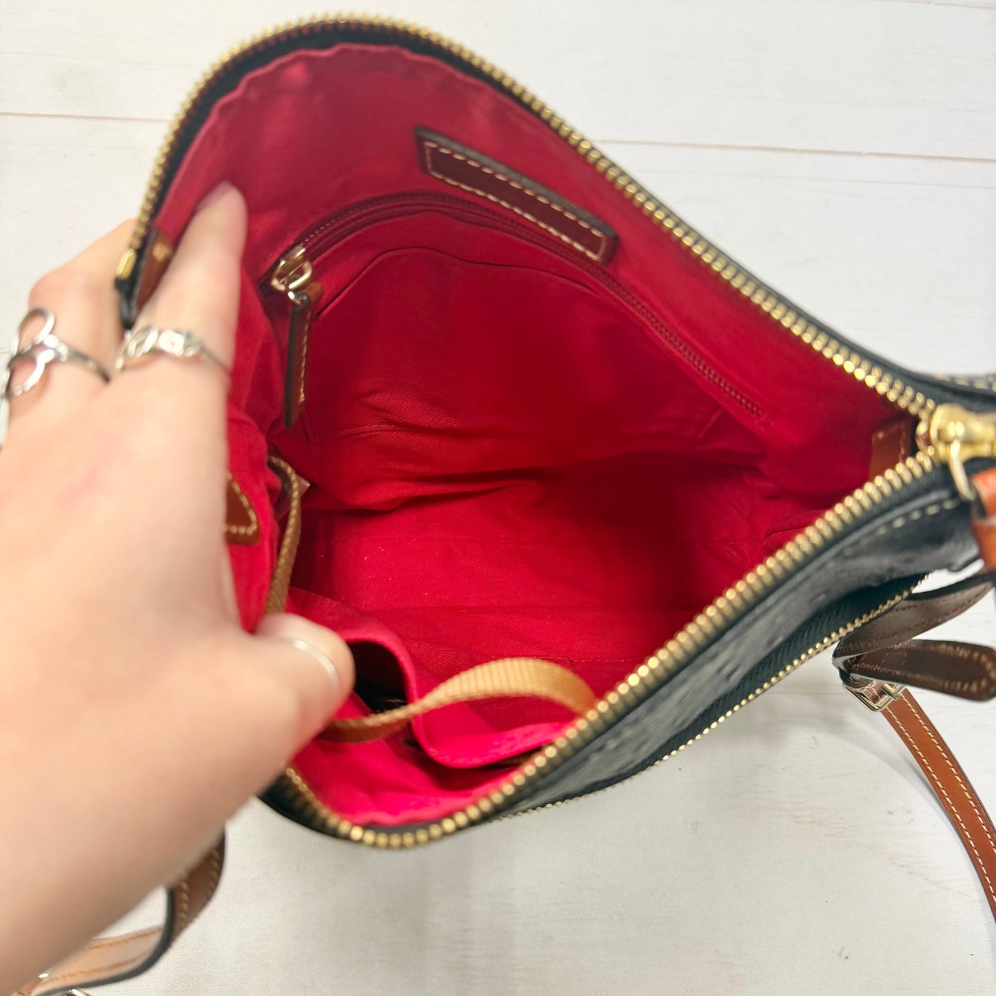 Crossbody Designer By Dooney And Bourke, Size: Medium