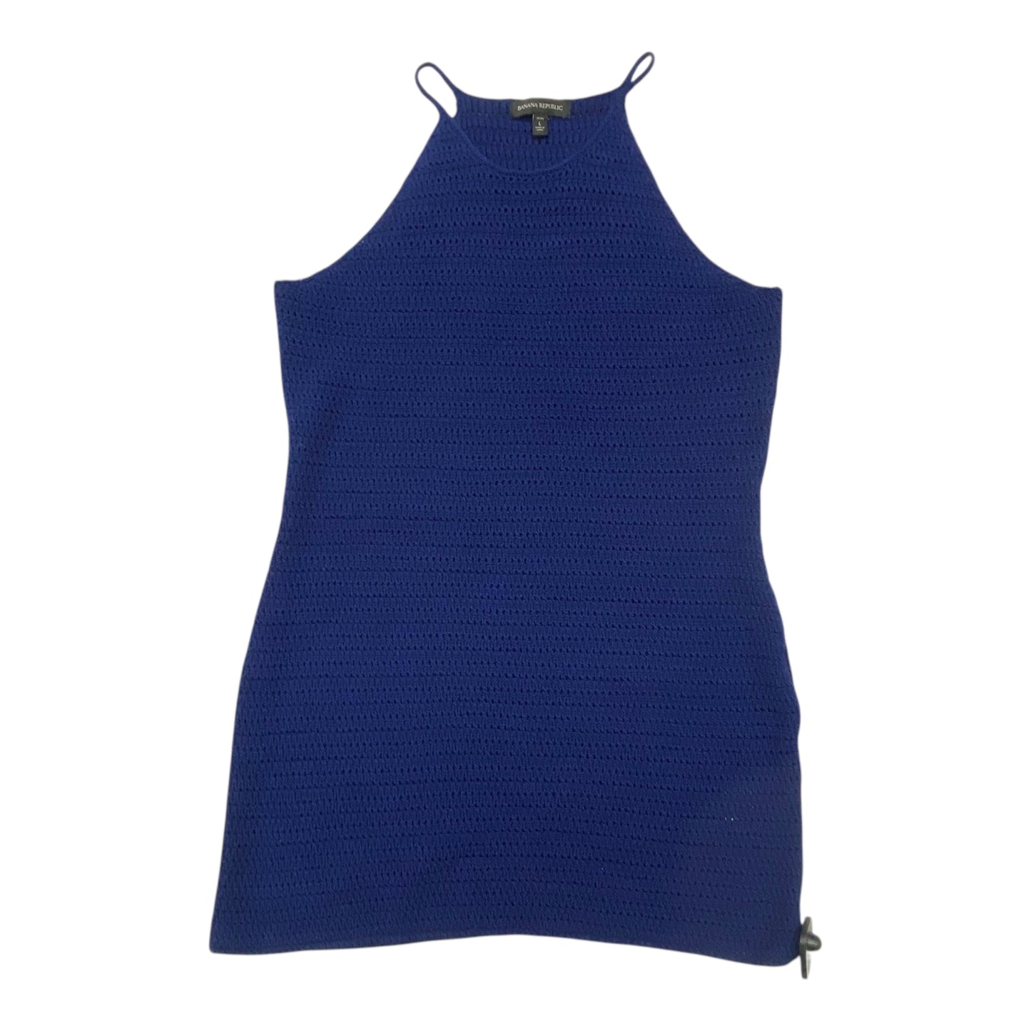 Dress Casual Midi By Banana Republic In Navy, Size:Lp