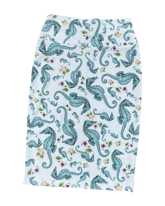 Skirt Midi By Lularoe In Green & White, Size:Xs