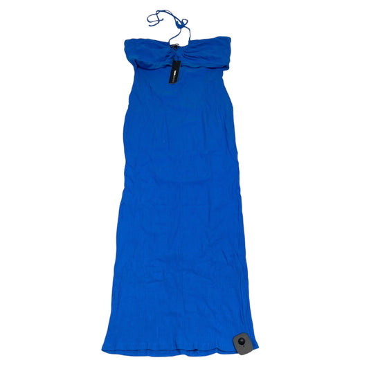 Dress Casual Midi By Fashion Nova In Blue, Size:2X