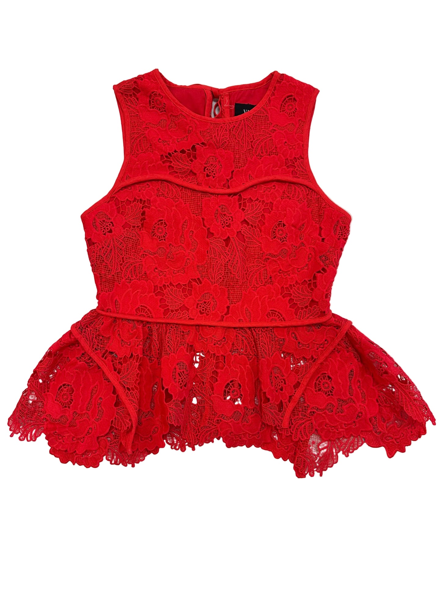 Top Sleeveless By Vici In Red, Size:Xs