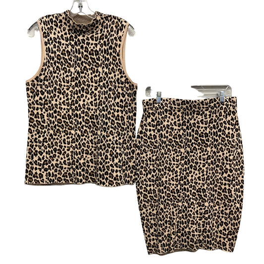 Skirt Suit 2Pc By Thalia Sodi In Animal Print, Size:M