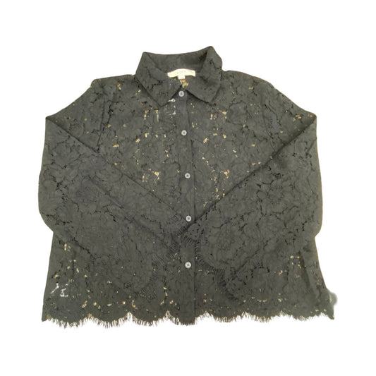 Top Ls By Loft In Black, Size:L