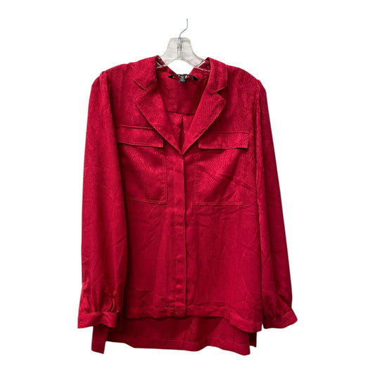 Blouse Ls By White House Black Market In Pink, Size:M