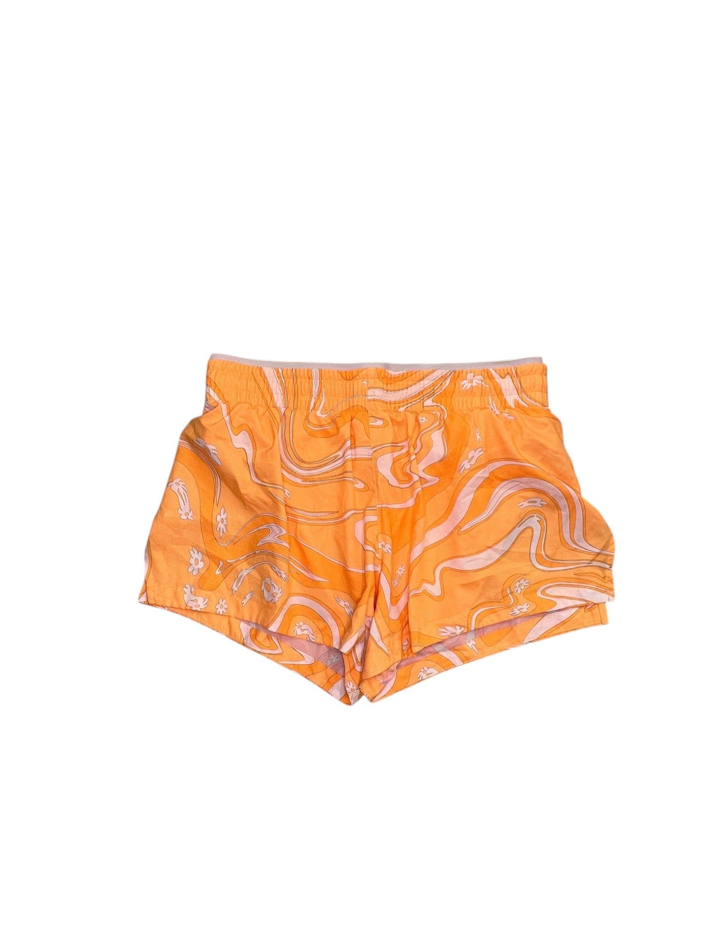 Athletic Shorts By Fabletics In Orange, Size:S