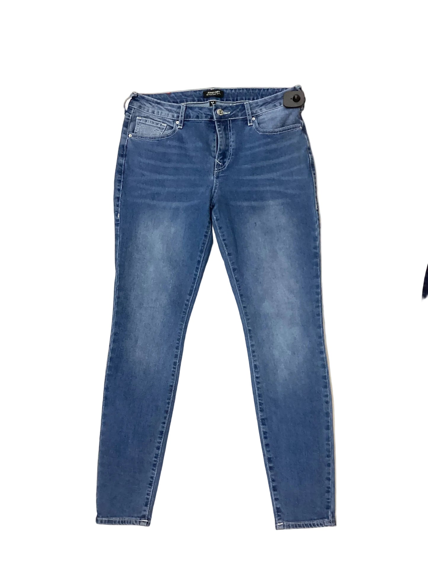 Jeans Skinny By True Religion In Blue Denim, Size:8