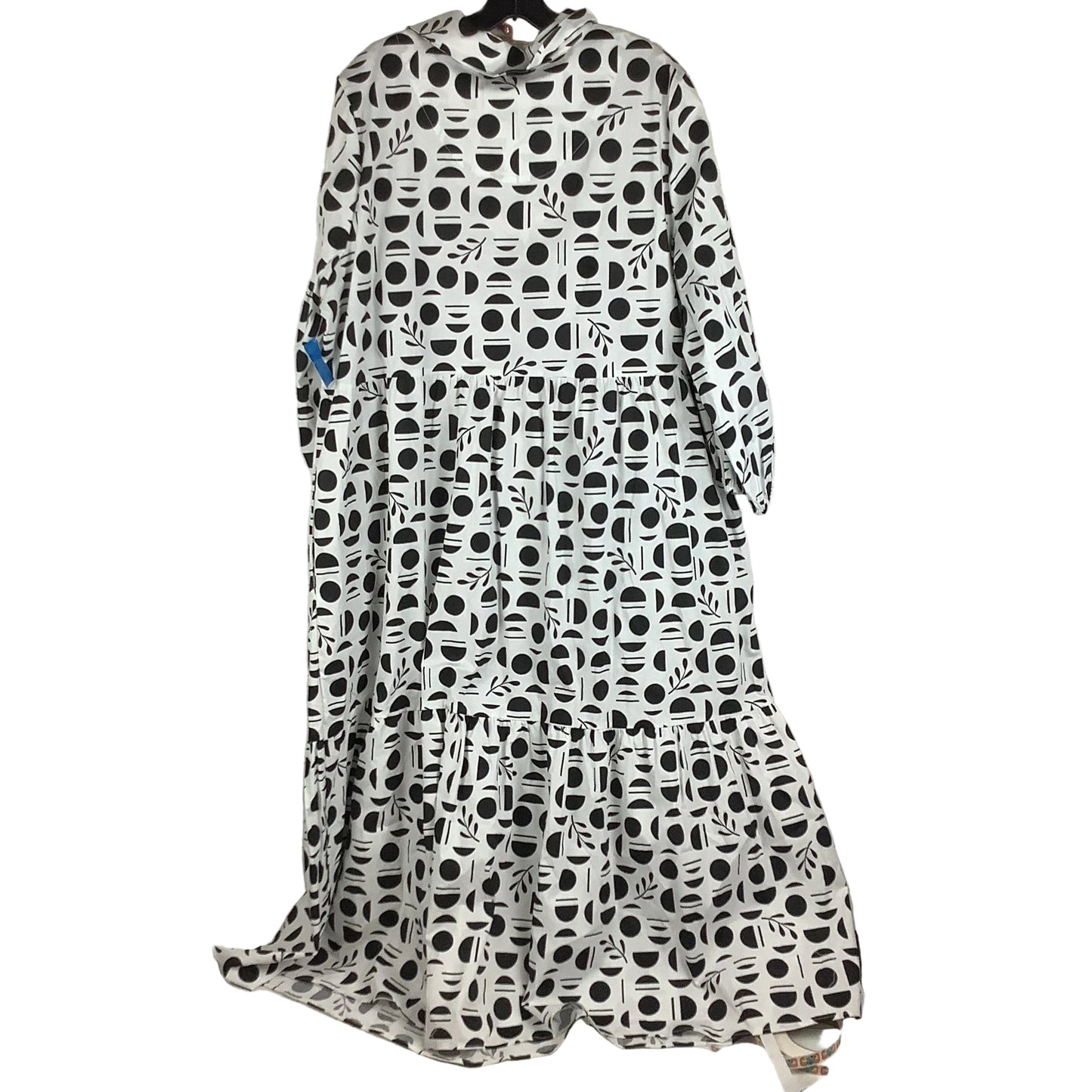 Dress Casual Maxi By Rachel Zoe In Black & White, Size: 2x