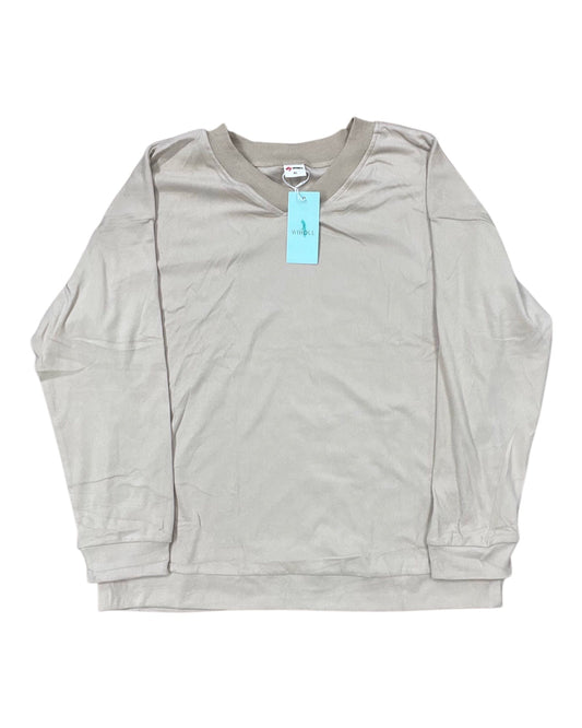 Top Ls By Clothes Mentor In Tan, Size:Xl