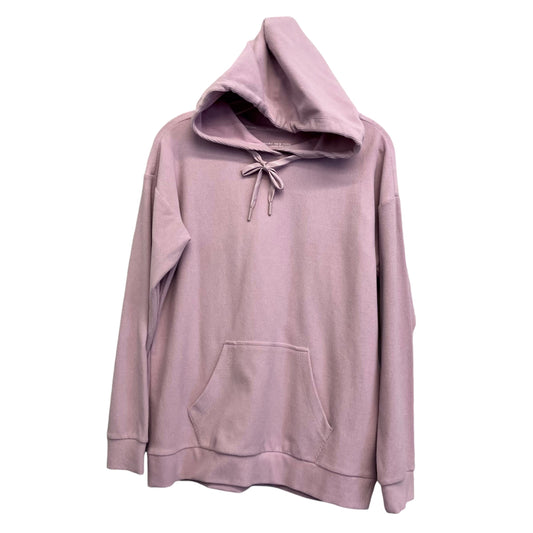 Sweatshirt Hoodie By Andrew Marc In Purple, Size:S