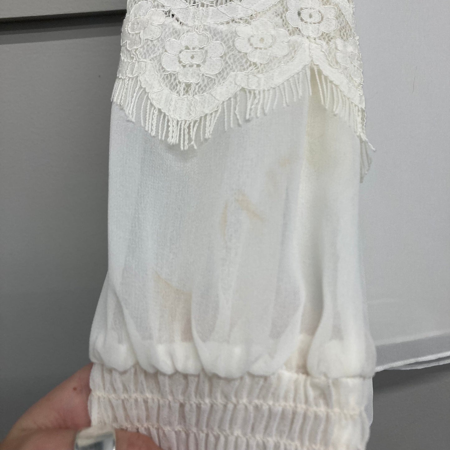 Top Ls By White House Black Market In Cream, Size:Xs