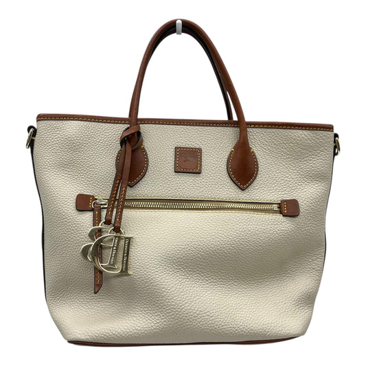 Handbag Designer By Dooney And Bourke In Cream, Size:Medium