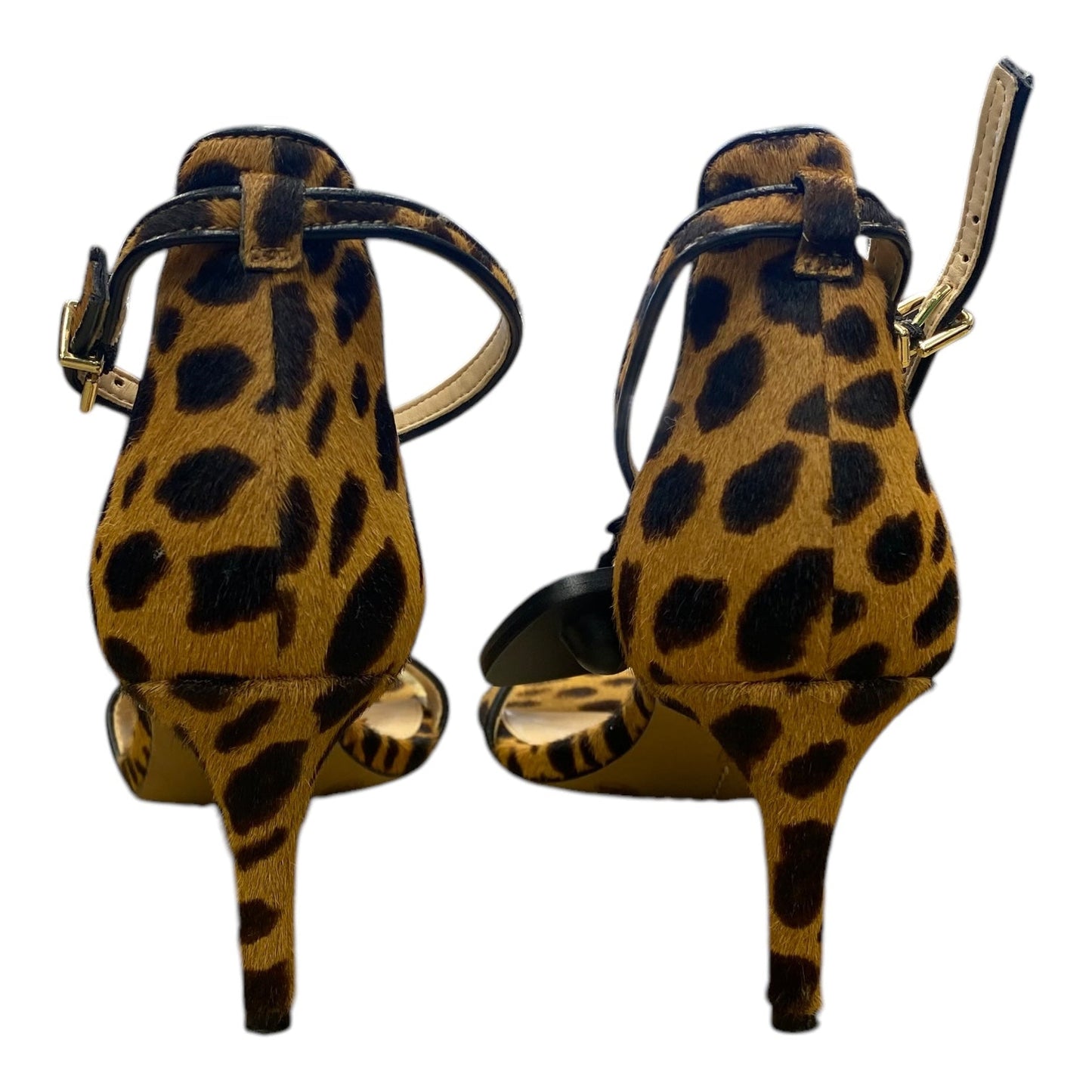 Shoes Heels Stiletto By Vince Camuto In Animal Print, Size:7.5