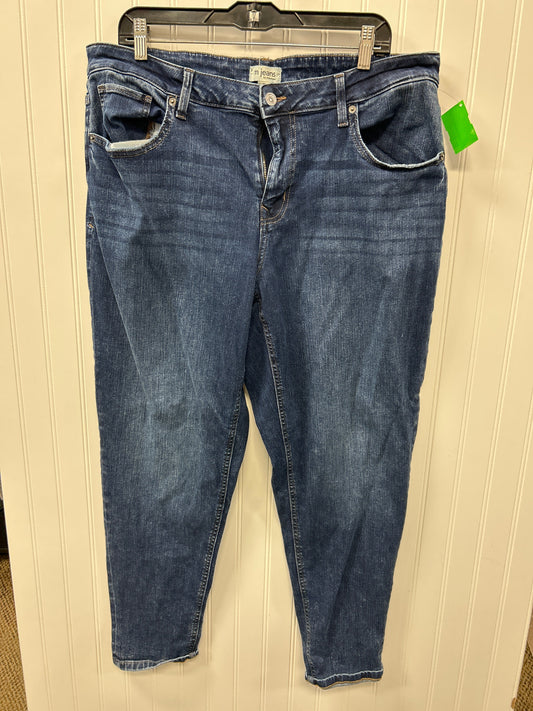Jeans Straight By Maurices In Blue Denim, Size:16