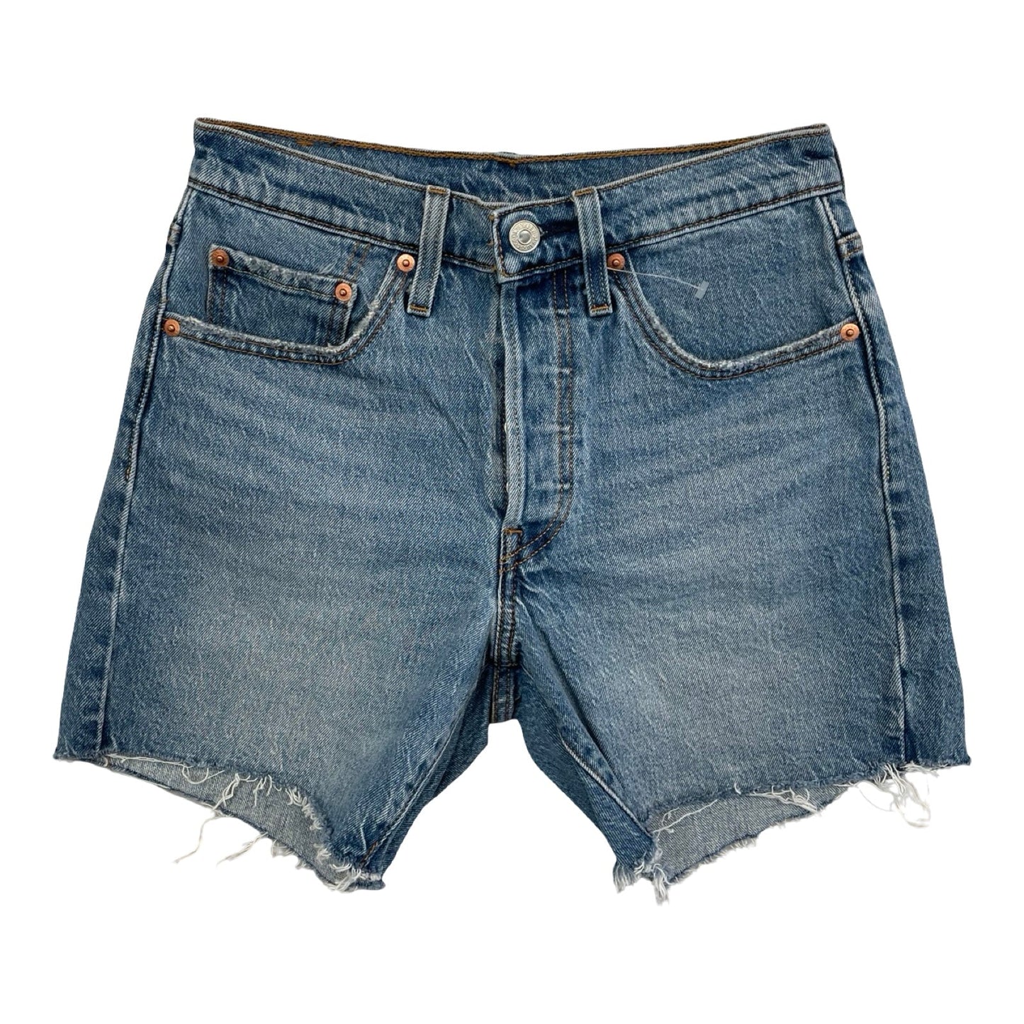 Shorts By Levis In Blue Denim, Size:2