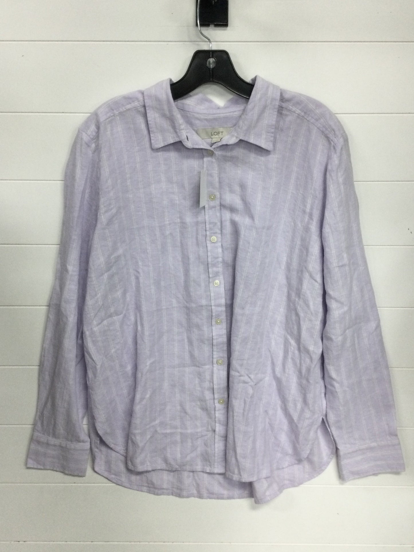 Top Ls By Loft In Purple, Size:L
