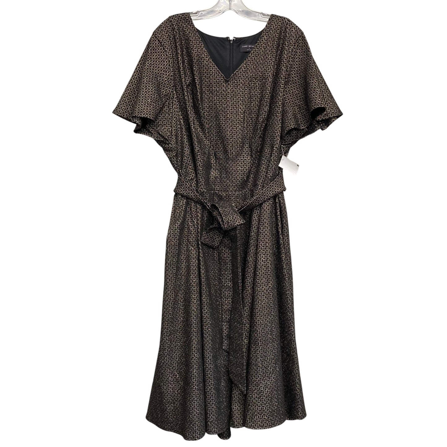 Dress Party Short By Lane Bryant In Black & Gold, Size:3