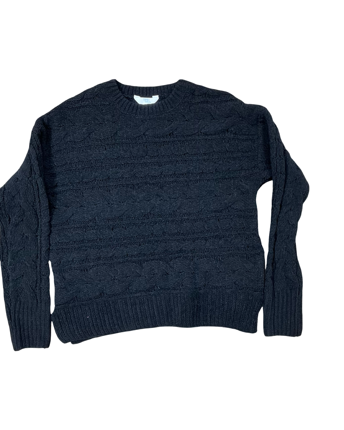 Sweater By Time And Tru In Black, Size:S