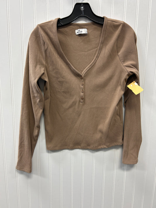 Top Ls By Hollister In Brown, Size:L