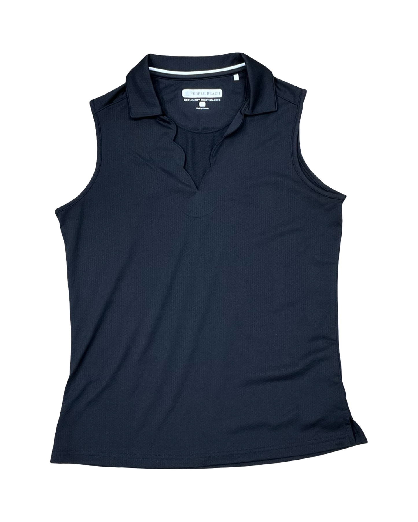 Top Sleeveless By Pebble Beach In Black, Size:L