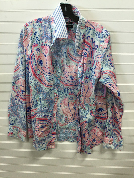 Top Ls By Talbots In Paisley Print, Size:14
