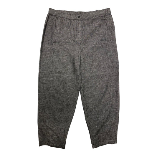 Pants Designer By Eileen Fisher In Grey, Size:L