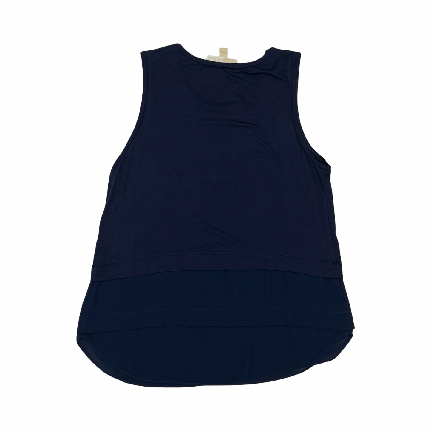 Top Sleeveless Designer By Michael Kors In Navy, Size:M