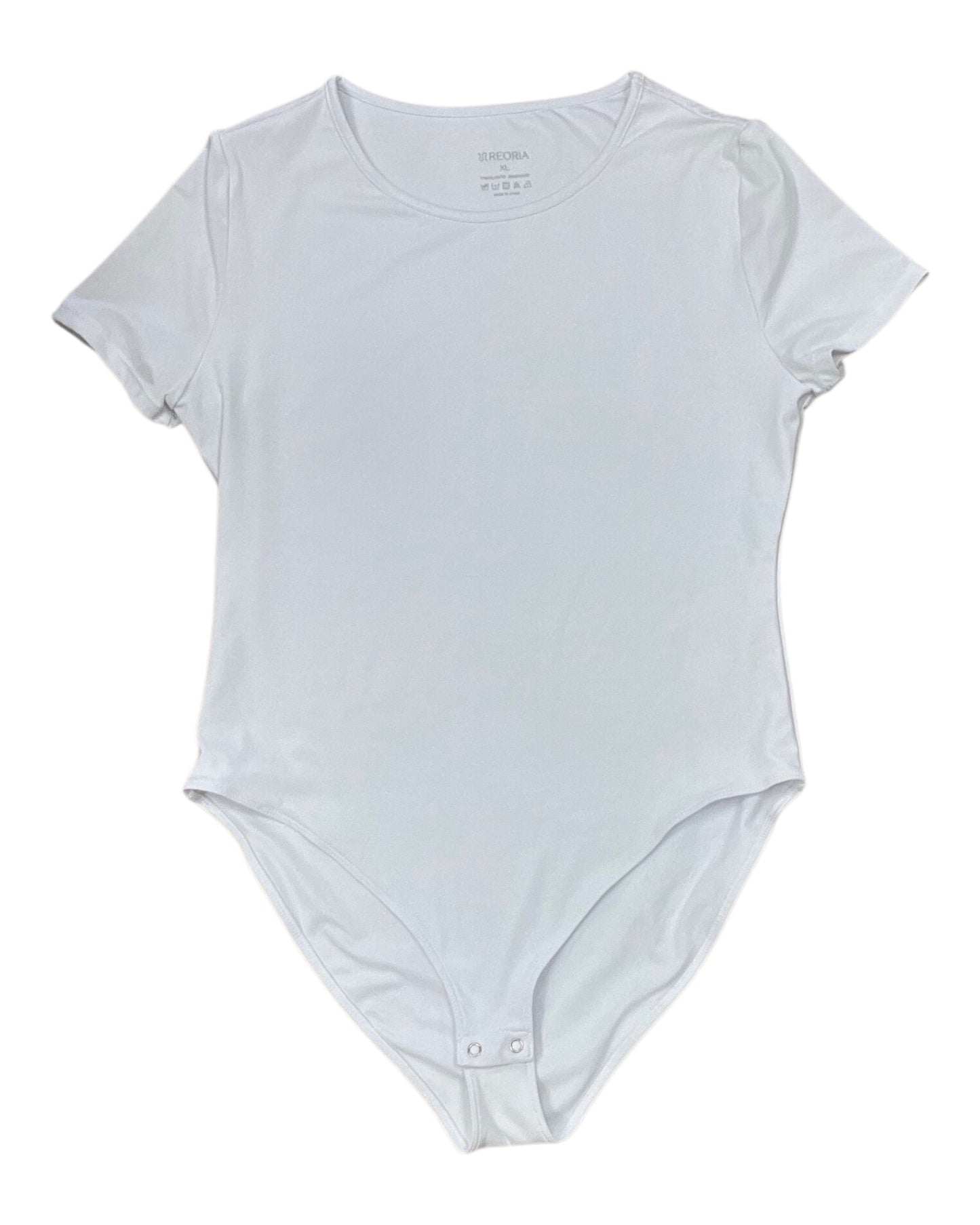 Bodysuit By Reoria In White, Size:Xl
