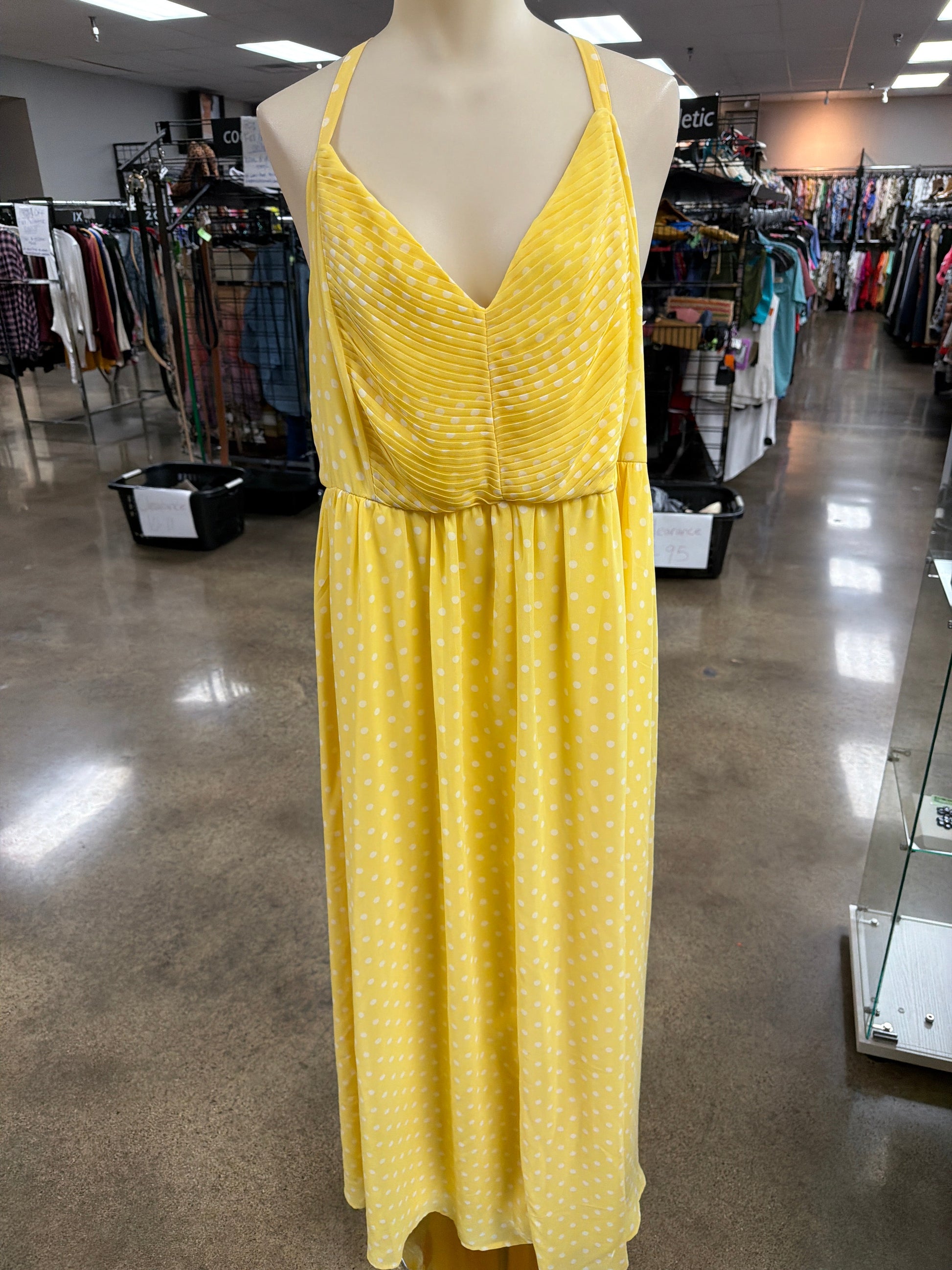 torrid yellow maxi dress Plus Size Torrid Yellow Maxi Dress Long Yellow Dress Torrid Torrid Golden Yellow Stretch Challis
