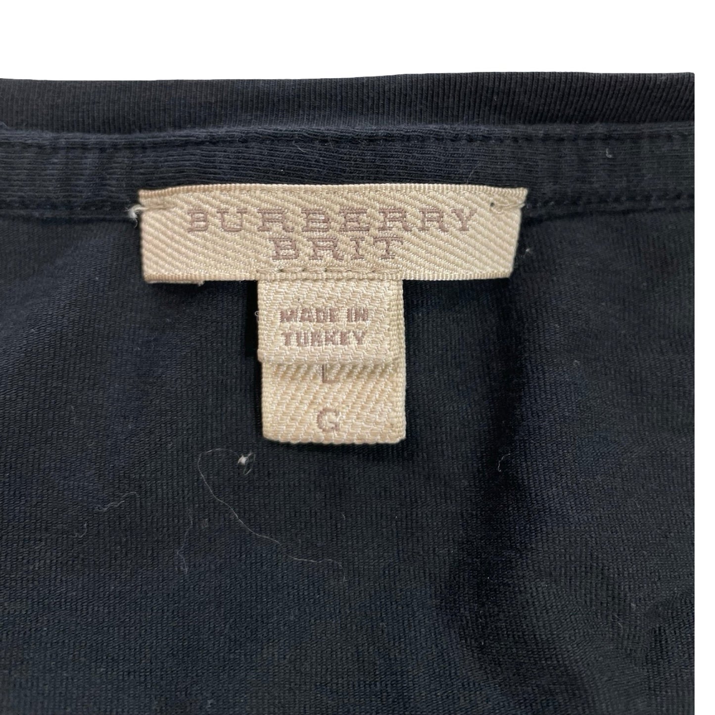 Top Ss Luxury Designer By Burberry In Black, Size:L
