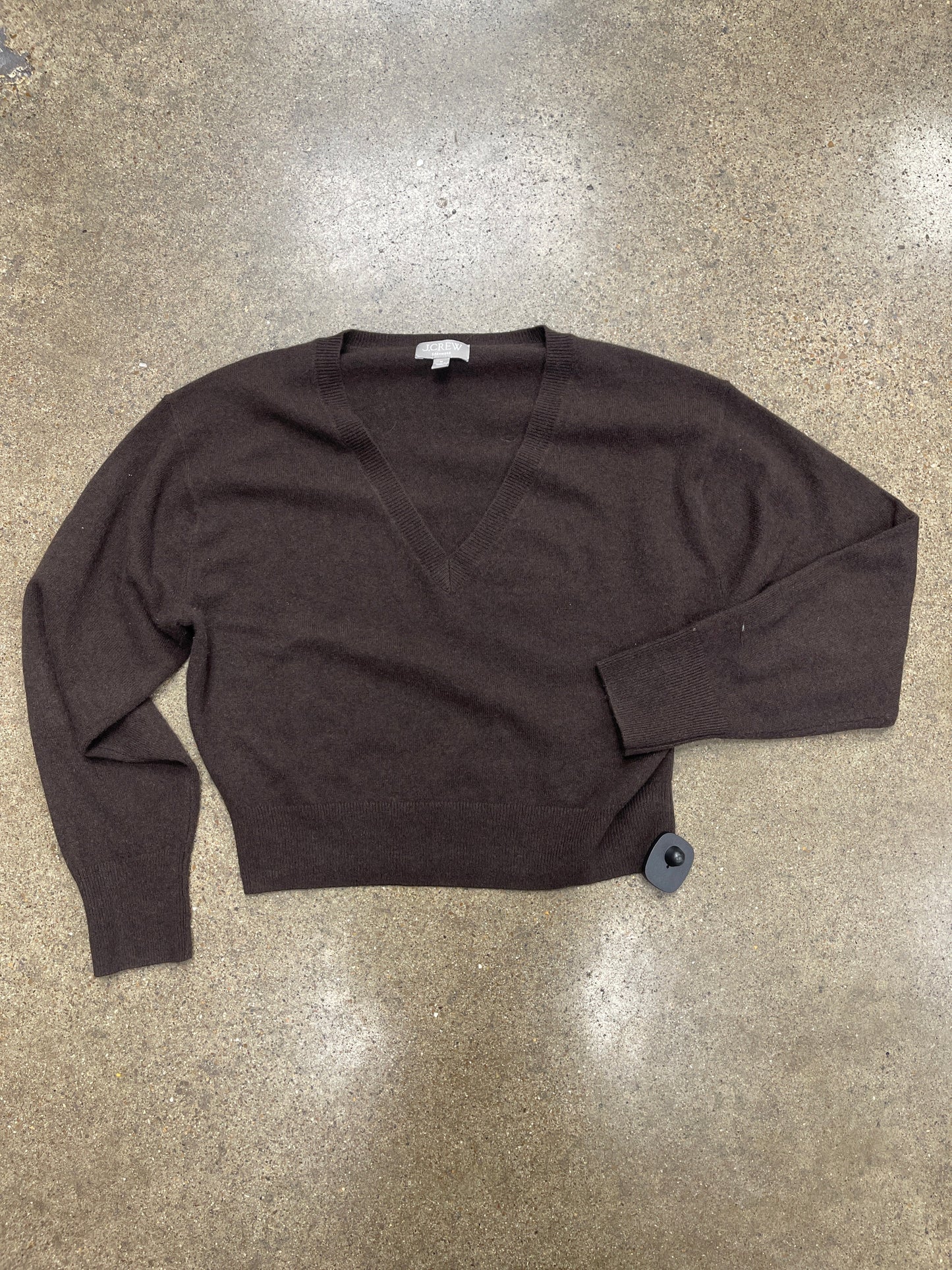 Sweater Cashmere By J. Crew In Brown, Size:M