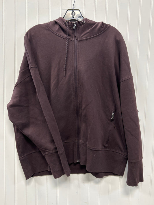 Athletic Jacket By Old Navy In Purple, Size:1X