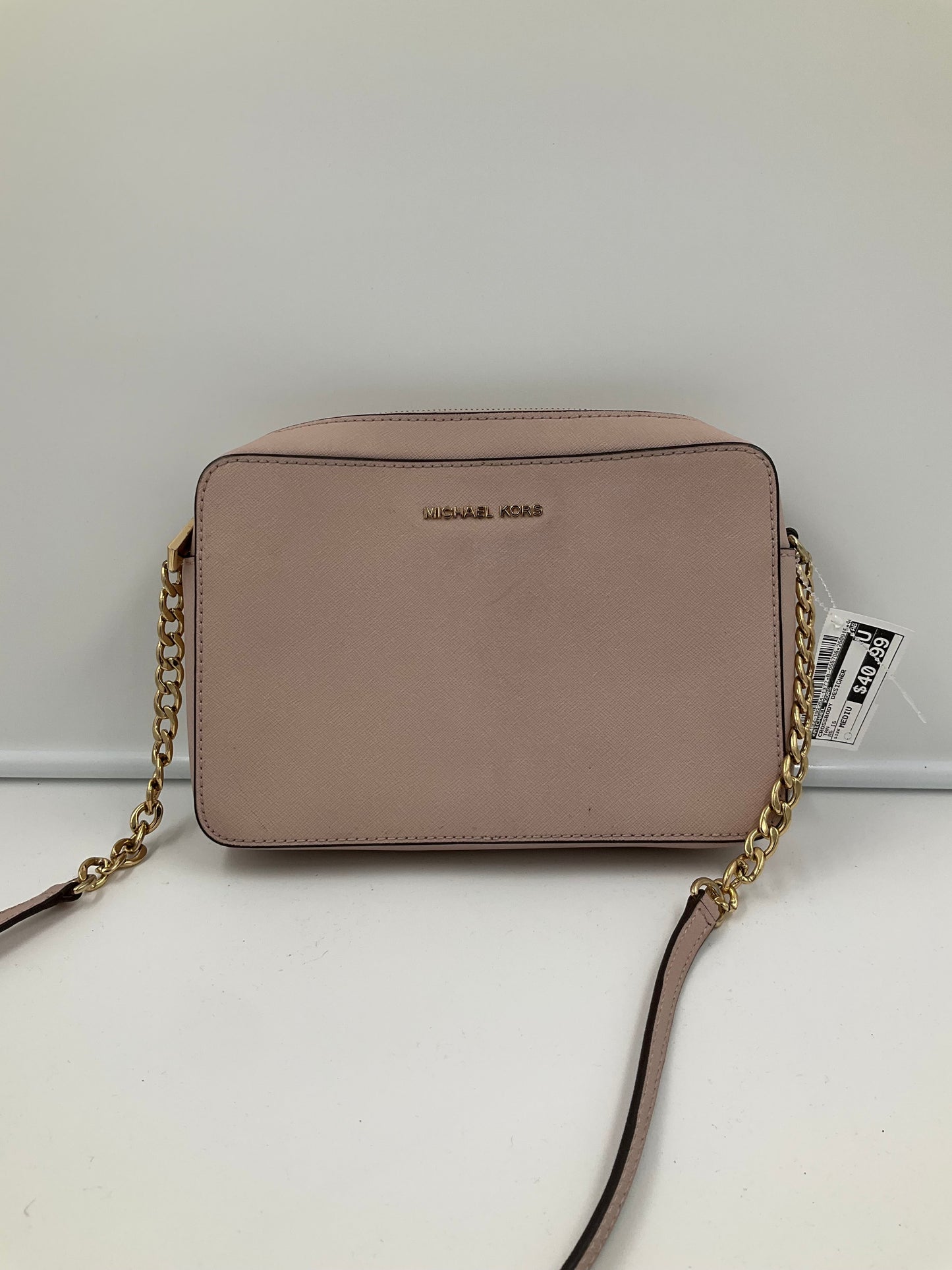 Crossbody Designer By Michael Kors In Tan, Size:Medium