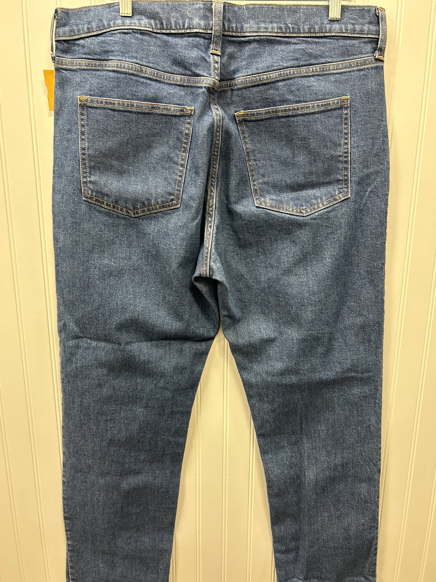 Jeans Straight By Gap In Blue Denim, Size:18