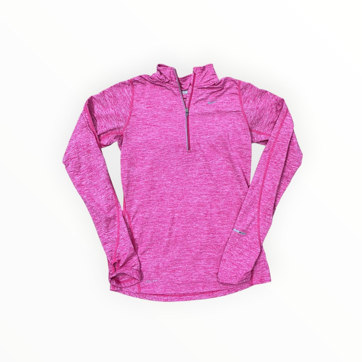 Athletic Top Ls Collar By Nike In Pink, Size:Xs