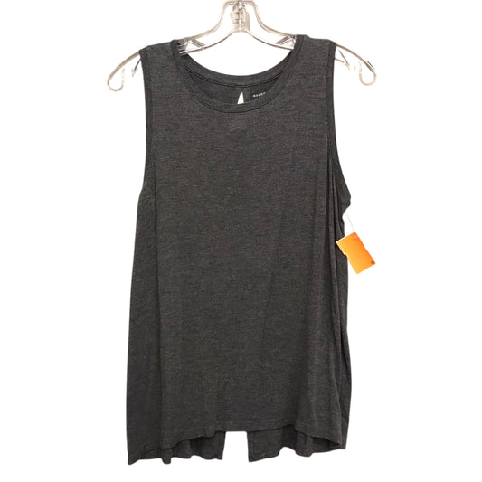 Top Sleeveless Basic By Halogen In Grey, Size:M