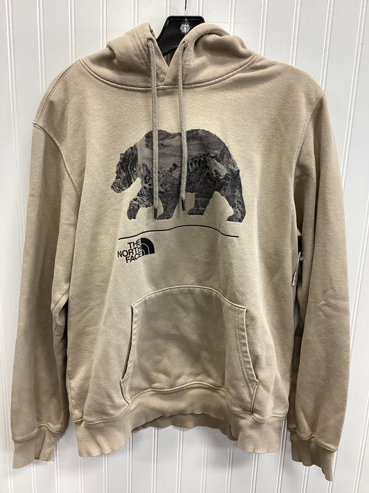Sweatshirt Hoodie By The North Face In Tan, Size:M