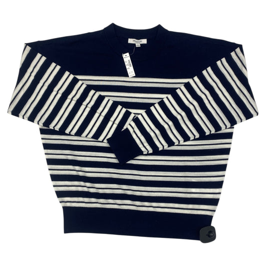 Sweater By Madewell In Blue & White, Size:S