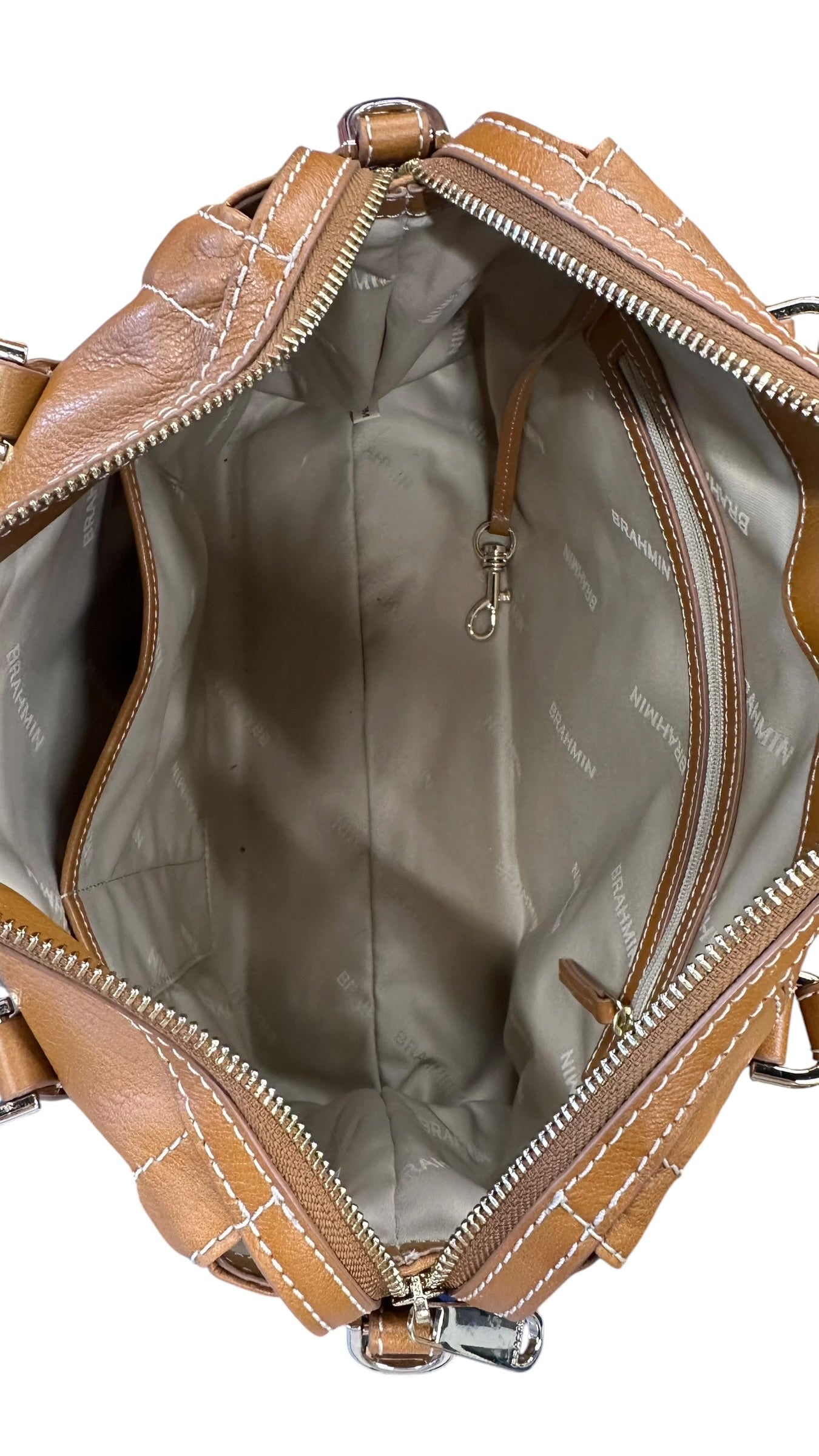 Handbag Designer By Brahmin, Size: Small