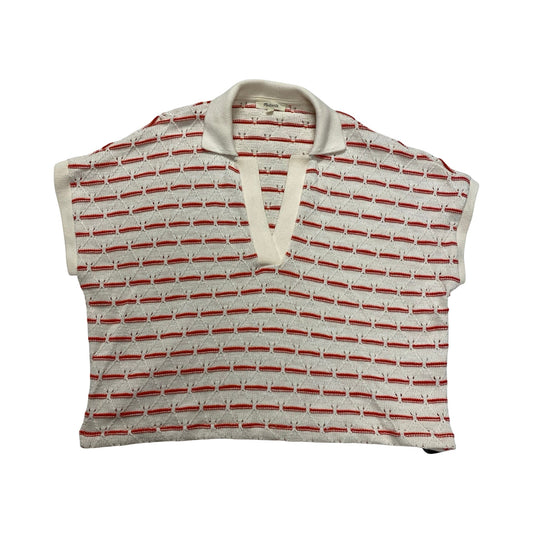 Top Ss By Madewell In Cream & Red, Size:S