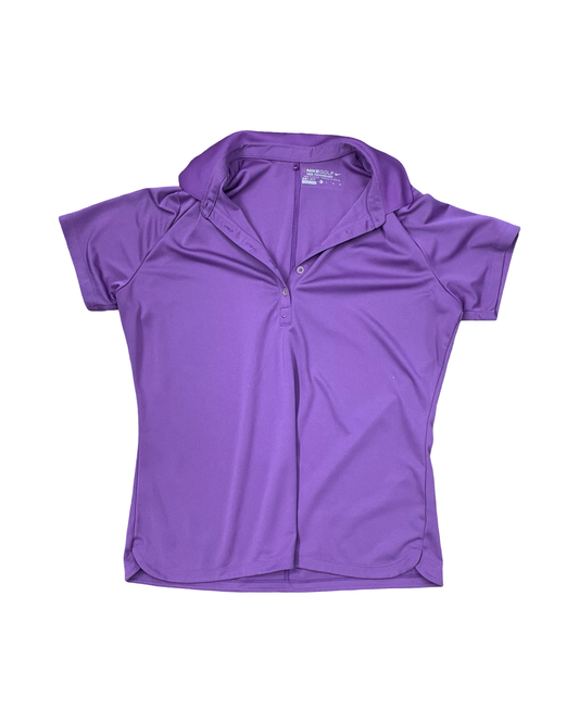 Athletic Top Ss By Nike Apparel In Purple, Size:Xl