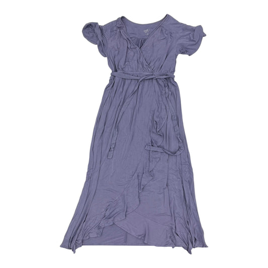 Mat Dress By Isabel Maternity In Purple, Size:L