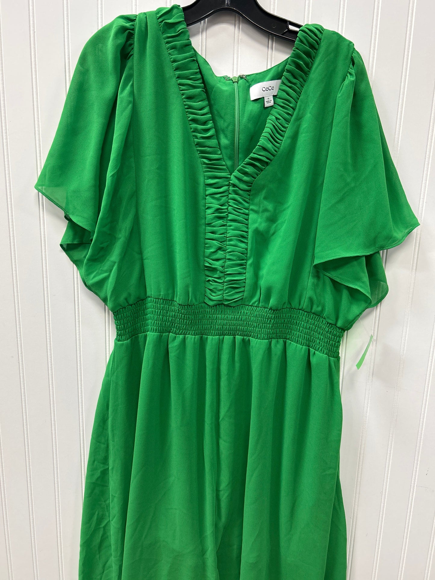 Dress Casual Maxi By Cece In Green, Size:Xl