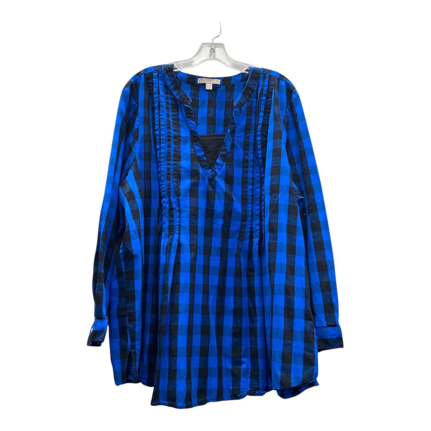 Top Ls By Woman Within In Blue, Size:2X