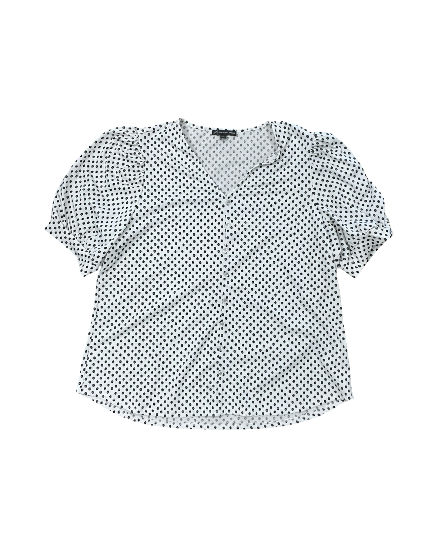 Top Ss By Adrianna Papell In Black & White, Size:L