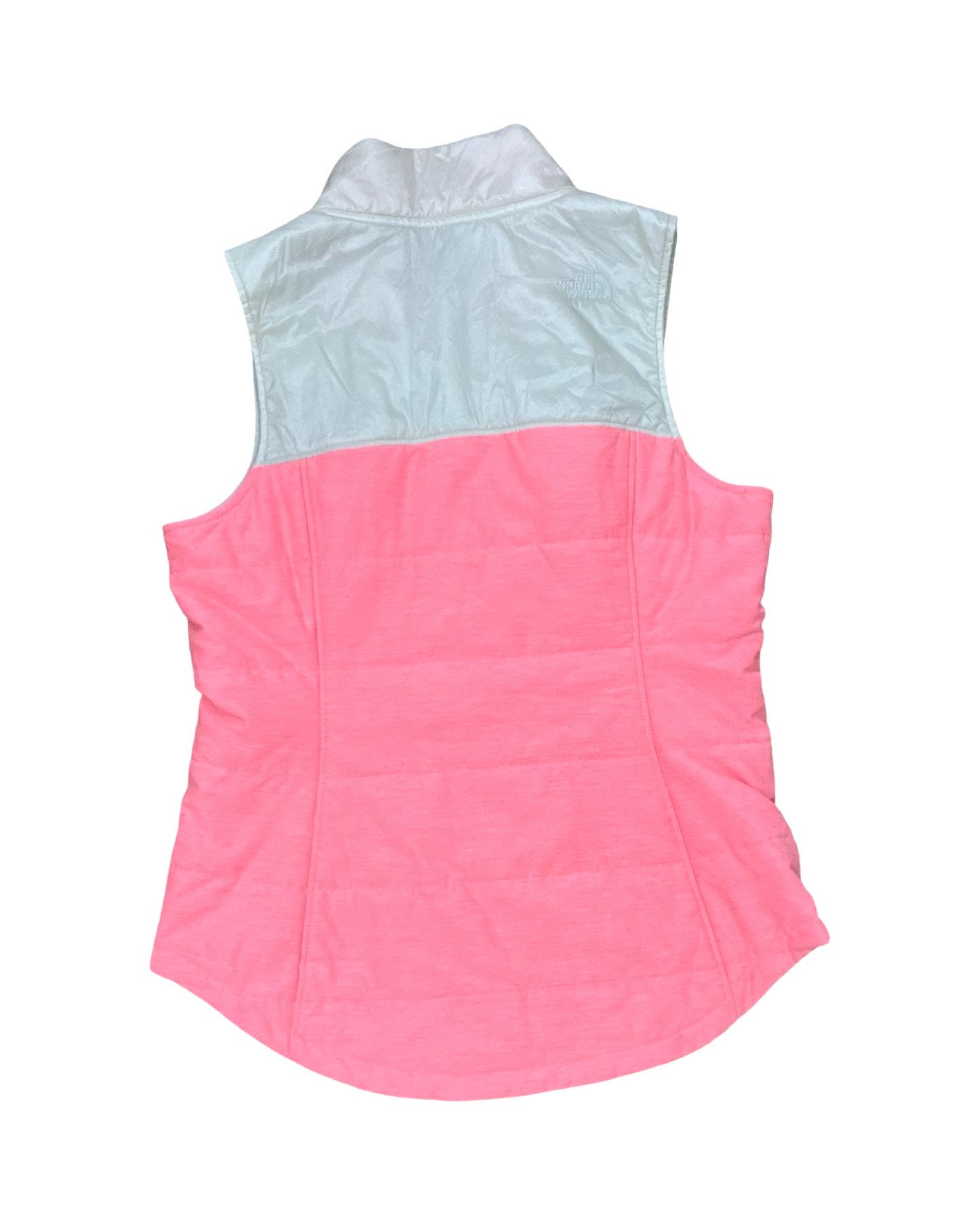 Vest Puffer & Quilted By The North Face In Pink & Tan, Size:M
