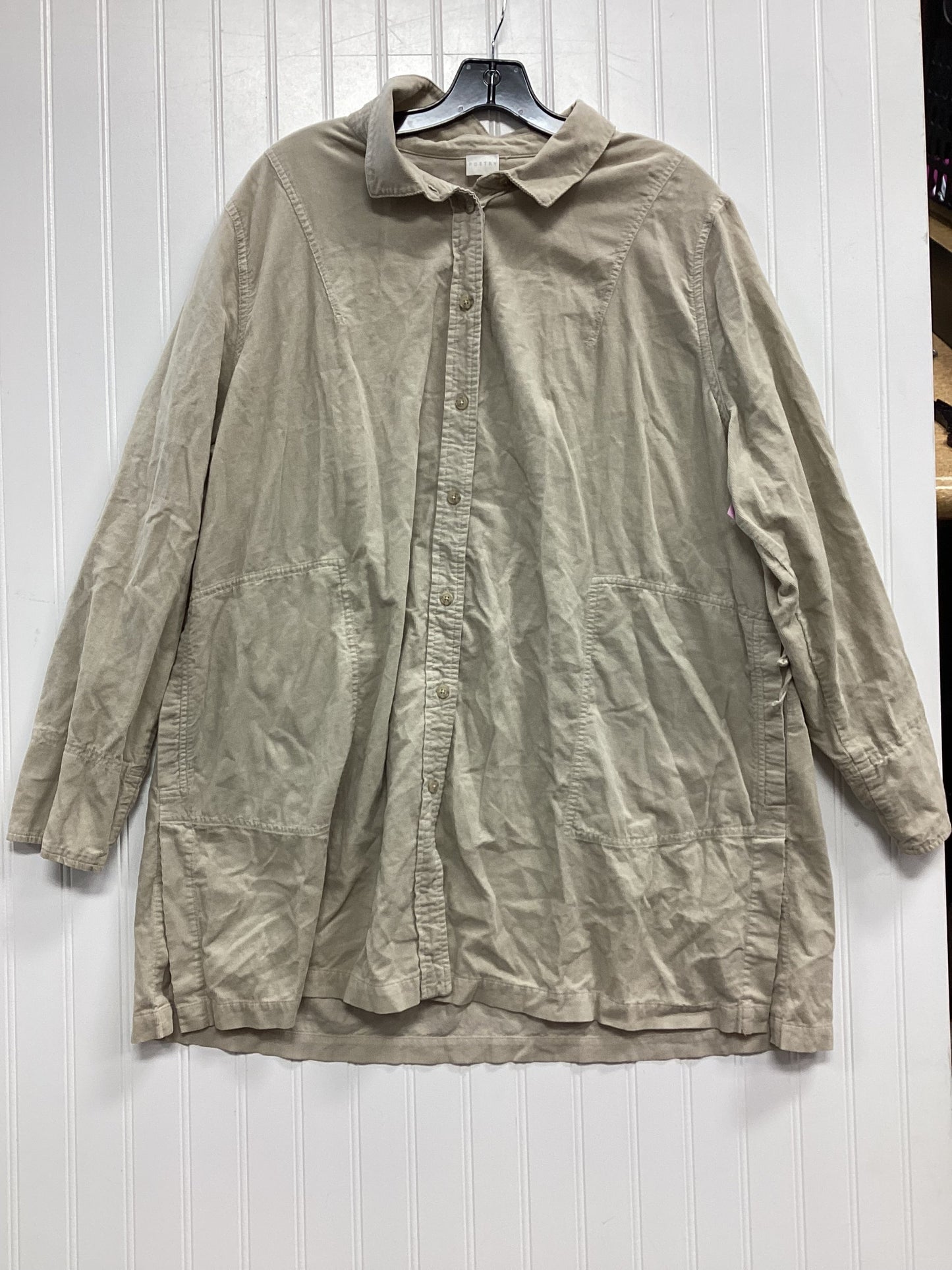 Top Ls By Poetry In Cream, Size:1X